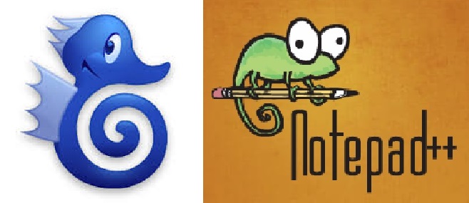 Logo von FireFTP und Notepad++